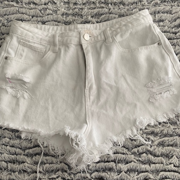 White denolm jean shorts - Picture 1 of 4